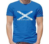 Scozia Codice a Barre Bandiera - T-Shirt - Scozzese Edimburgo Bandiere Città Amo