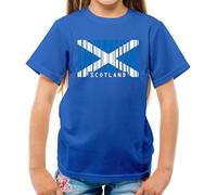 Scozia Codice a Barre Bandiera - T-Shirt - Scozzese Edimburgo Città Amore