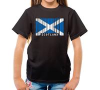 Scozia Codice a Barre Bandiera - T-Shirt - Scozzese Edimburgo Città Amore