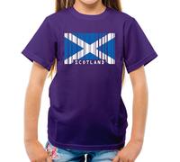 Scozia Codice a Barre Bandiera - T-Shirt - Scozzese Edimburgo Città Amore