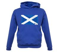 Scozia Grunge Stile Bandiera - Bambini Felpa/Maglione - Edingburgh Glasgow Paese