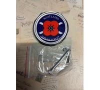 Scozia Lest We Forget Classico Auto Griglia Distintivo - Gratis Fissaggi