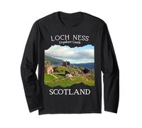 Scozia Loch Ness Urquhart Castle Tourist Keepsake Kids Maglia a Manica