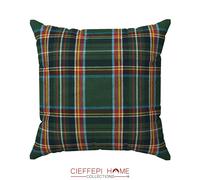 SCOZIA QUADRO GRANDE VERDE Cuscino arredo Natalizio / Natale - Cieffepi Home Co