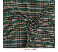 SCOZIA QUADRO GRANDE VERDE Tessuto al metro Natalizio Natale alt. cm 280 - CFP H