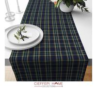 SCOZIA QUADRO MEDIO BLU Runner da Tavola natalizio natale Striscia - Cieffepi Ho