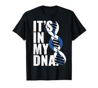 Scozia Roots Flag Impronte Digitali Grafica Patriottica Maglietta