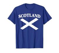 Scozia Vintage Saltire Cross Distressed National Pride Maglietta