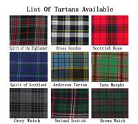 Scozzese 4.6m Kilt Fatto Con Acrilico Lana Disponibile IN 14 Vari Tartan