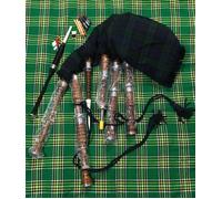 Scozzese Great Highland Cornamuse Rosa Legno Set Completo / Gaita