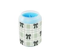 Scozzese verde farfalla nera portatile zampa rondella tazza morbida setole in silicone essenziale per tutti i proprietari di animali domestici per cani di piccola taglia media e razze di gatti