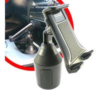 scozzi Supporto per cellulare da auto, per bevande, compatibile con Samsung S25 S24 S23 A56 A55 A36 A26 per iPhone 17 16 15 14 13 FE Plus Ultra Lite Pro