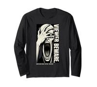 SCP 096 The Shy Guy Viewer Beware Horror SCP Foundation Maglia a Manica