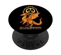 SCP 1762 Qui Erano Draghi Origami Contenimento Anomalo PopSockets PopGrip Adesivo
