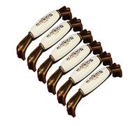 Scpantkend Furniture Handles Door Knobs for Cupboards Cabinet Drawer Handle Retro Copper Ceramic Handle 6pcs(C)
