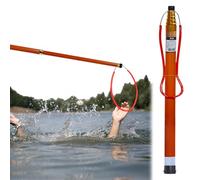 Scpantkend Lightweight Emergency Rescue Pole for Water Parks/Swim Club/Beach, Telescopic Pool Safety Hook 14 18 Feet 21ft Long, Retrieve Floating Objects/Struggling Swimmers(L 1.2-6.5m/3.9-21.3ft)