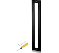 Scpantkend Long Modern Door Handle,304 Stainless Steel Double Sided Ladder Style Push-Pull Door Handle(Black,L:120cm(47.2in)/116.2cm(45.7in))