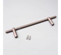 Scpantkend Modern Shelf Gallery Rail Set with 2 End Caps, Tipping Shelf Guard Rail Dia 8 mm Rod, Metal Guardrail Bar for Wine Cabinet, Bookshelf, Shoe Rack(Coffee,28in/71cm)
