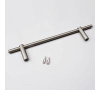 Scpantkend Modern Shelf Gallery Rail Set with 2 End Caps, Tipping Shelf Guard Rail Dia 8 mm Rod, Metal Guardrail Bar for Wine Cabinet, Bookshelf, Shoe Rack(Champagne,24in/61cm)