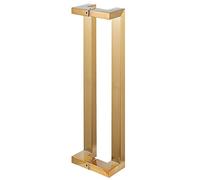 Scpantkend Push Pull Door Handles for Interior Exterior Doors Bathroom,Double Sided Sliding Barn Door Handle, Contemporary Commercial Stainless Steel(Gold,80cm/31.5in)