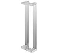 Scpantkend Push Pull Door Handles for Interior Exterior Doors Bathroom,Double Sided Sliding Barn Door Handle, Contemporary Commercial Stainless Steel(Silver,120cm/47in)