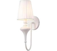 Scpantkend White Wall Lamp Modern E27 Wall Mounted Lights, for Hotel Room Restaurant Office Living Room Corridor Villa