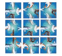 Scramble Squares- Sharks- 9 pezzi sfidando il puzzle- Ultimate Brain Teaser e Mind Game per bambini e adulti- Aumenta la cognizione e le capacit di