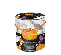 SCRAP COOKING 2026 ScrapCooking-Secchio da 16 stampini in Acciaio Halloween, Stagno, Bianco