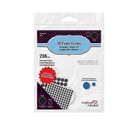 Scrapbook Adhesives by 3L 3D Foam Circles, Schiuma, Black, Varie