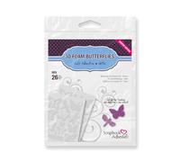 Scrapbook Adhesives by 3L 3D Foam Shapes-Butterflies, White, OSFA