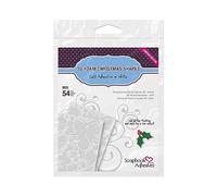 Scrapbook Adhesives by 3L 3D Foam Shapes-Christmas, White, OSFA