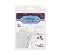 Scrapbook Adhesives by 3L 3D Foam Shapes-Hearts, White, OSFA