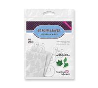 Scrapbook Adhesives by 3L 3D Foam Shapes-Leaves, White, OSFA