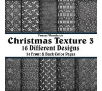 Scrapbook Paper - 34 Front and Back Full Color Sheets: Christmas Textures 3 - Chalk on Chalkboard Black & White Teacher Student School - 8.5"x8.5"