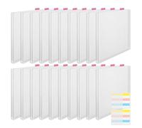 Scrapbook Paper Storage Organizer | 12 x 12 Organizer per porta carta trasparente con schede di indice appiccicoso, esperienza e affidabile, organizzatore per album di ritagli, cartone, artigianato