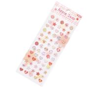 Scrapbook Sticker Cancelleria a Forma di Stella Epossidico Decorativo Diario per Bambini Ragazze Ragazzi Epossidico Decorativo A Forma di Stella