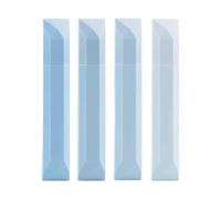 Scrapbook Tape - Double Sided Craft Adhesive, Smooth Tape Runner Application, Clean Stick Support for Journaling Wrapping Photo Mounting Art Projects, Four Piece Clear Set