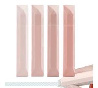 Scrapbook Tape - Double Sided Craft Adhesive, Smooth Tape Runner Application, Clean Stick Support for Journaling Wrapping Photo Mounting Art Projects, Four Piece Clear Set