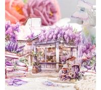 Scrapbooking Kit 180pz Adesivi Scrapbooking Stickers Decorativi Adesivo con Temi Cortile, Adesivo per DIY Diari, Creazione di Biglietti, Calendari,Album Diario Canlendario ,Arti Fai Da Te