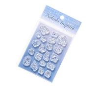 Scrapbooking Stamps - Silicone Clear Cute Stamp Set With Handle | Transparent Scrapbooking Stamp Set DIY Notebook Planner Decor Durable Reusable Craft Stamps