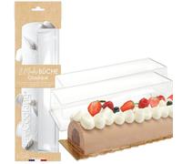 ScrapCooking 1960-2 stampi semirigidi in PVC, riutilizzabili, lunghezza 30 cm, accessori per pasticceria da dessert di Natale, con ricetta, 2 stampi semirigidi e riutilizzabili