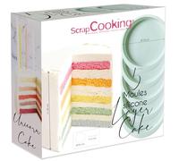 ScrapCooking 2065-5 Stampi in Silicone per Torte Layer Cake