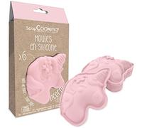 ScrapCooking 2910-6 stampi in silicone singoli con unicorno
