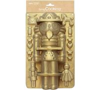 ScrapCooking 2999 - Stampo in silicone per torte, tronchi e biscotti di Natale, per pasticceria, adatto per forno e congelatore, pupazzo di nutcracker