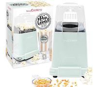 ScrapCooking 3898 - Macchina per popcorn elettrico, pronta in 1 min 30, senza olio o grasse, dispositivo retrò per feste di compleanno regalo, colore: Verde acqua