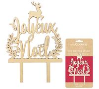 Scrapcooking 4999 - Topper in legno, motivo natalizio