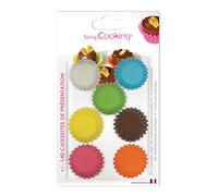 ScrapCooking 5032 Set di 140 Minis Pirottini Carta Apte al Contatto Alimentare Multicolore 13 x 10,5 x 4 cm
