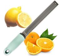 ScrapCooking 5148 - Zestore per bucce di agrumi, limone, arancia, cucina pasticceria, verde acqua
