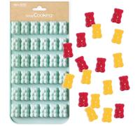 ScrapCooking 6733 - Stampo in silicone per pasticceria, orsacchiotti, adatto per forno e congelatore, stampo per pasticceria, torta per bambini, utensile morbido, verde acqua, 6733