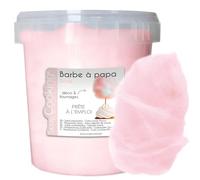 ScrapCooking - Barba da papà rosa in vaso da 35 g - pronta da gustare - senza macchina né apparecchio - effetto nuvola - foraggio e decorazione pasticceria - Colore rosa - 8577